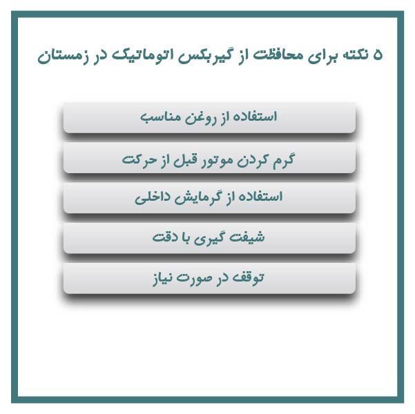 Tips protect automatic transmission winter